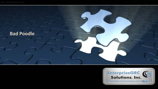 http://www.enterprisegrc.com
Bad Poodle
 
