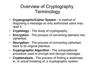 Cryptography | PPT