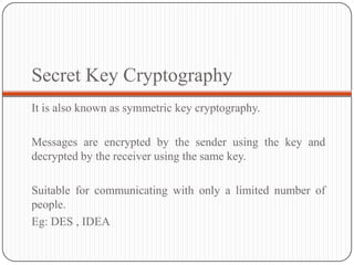 Cryptography | PPTX