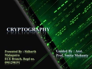 Presented By : Shibani Sarangi
IT Branch, Regd no. 1001289324
Guided By : Prof. X
1
 