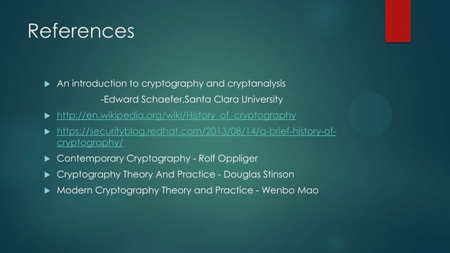 Cryptography.ppt | Information and Network Security | Computing