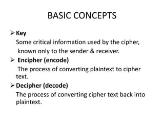 Cryptography and Network Security | PPTX