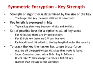 Introduction to cryptography and Network Security | PPT