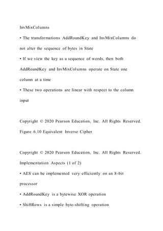 Cryptography and Network Security Principles and Practice | DOCX