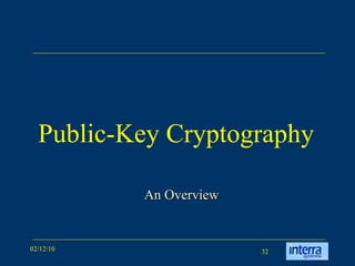 Public-Key Cryptography An Overview 