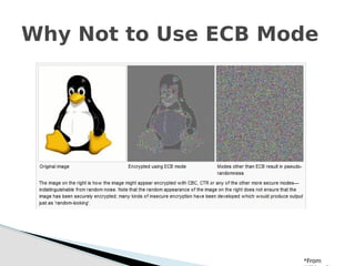 Why Not to Use ECB Mode
*From
 