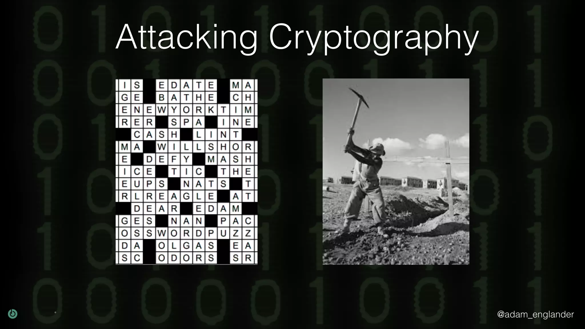 @adam_englander
Attacking Cryptography
 