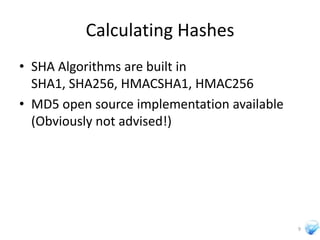 Cryptography In Silverlight
