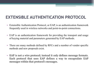 Cryptography in user authentication | PPT