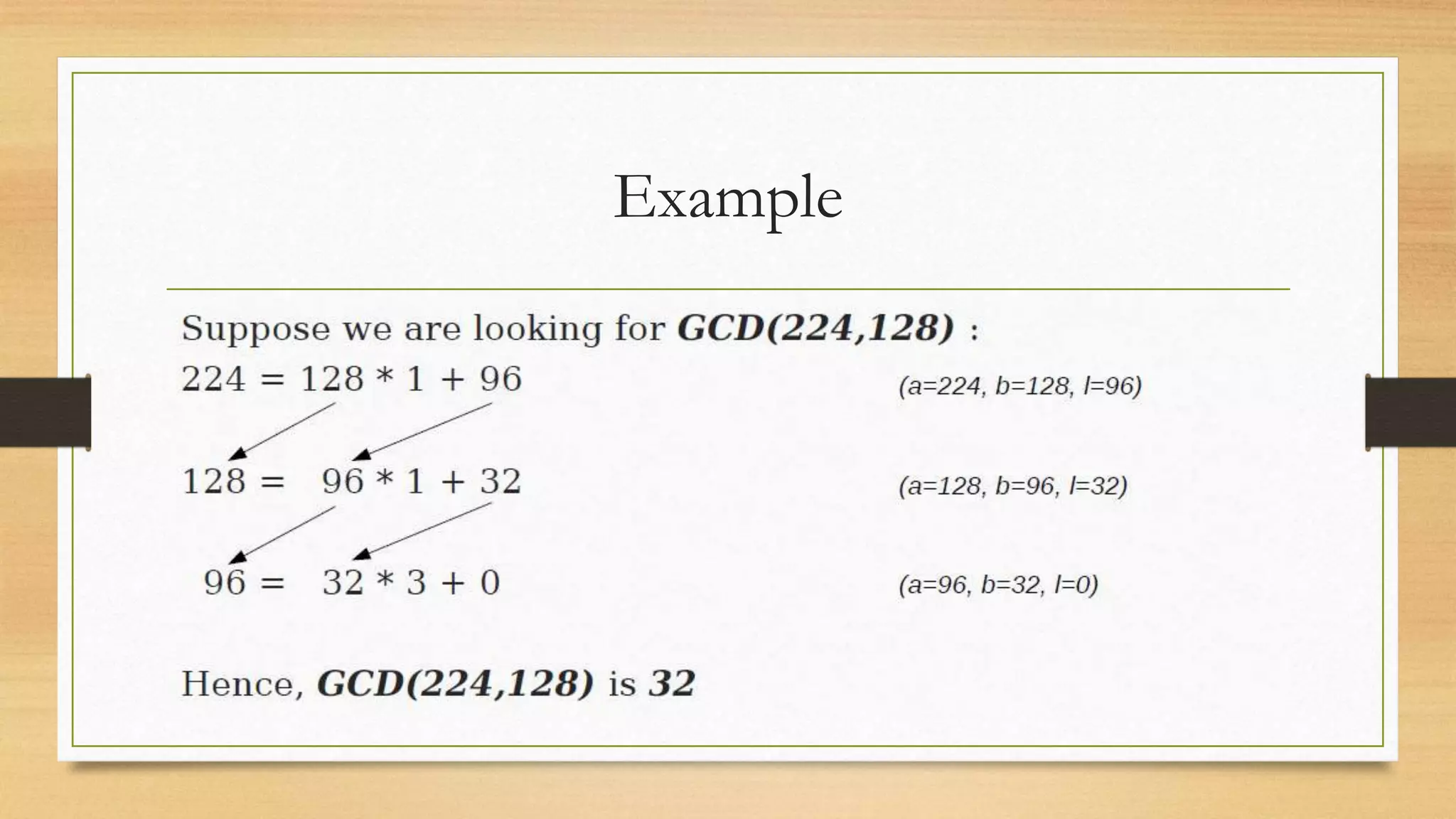 Example 
 