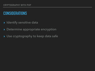 Cryptography With PHP | PPT