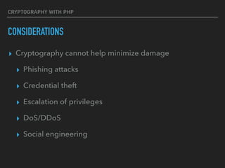 Cryptography With PHP