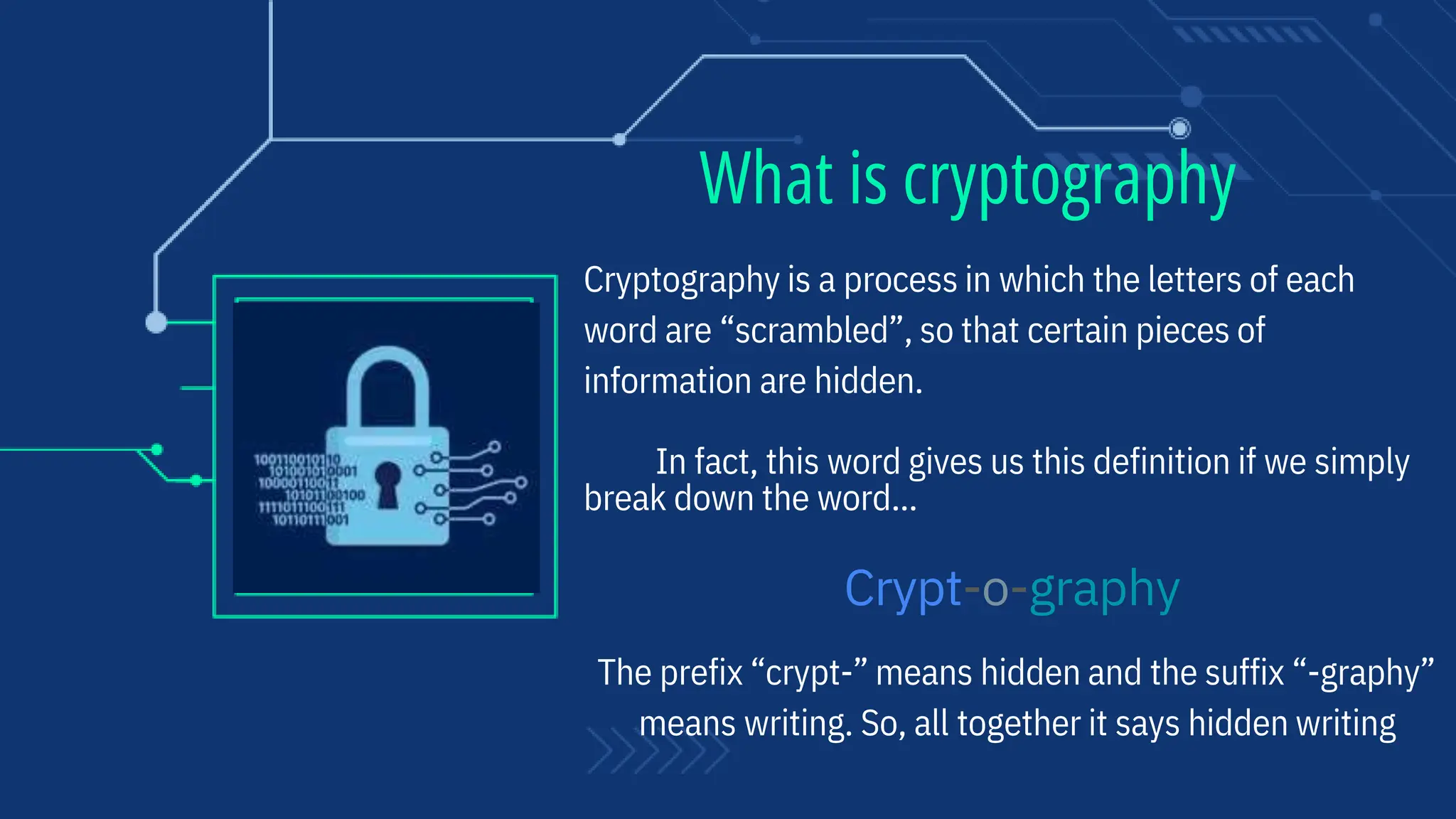 cryptography presentation this about how cryptography works | PPT
