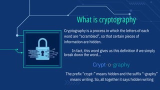 cryptography presentation this about how cryptography works | PPT
