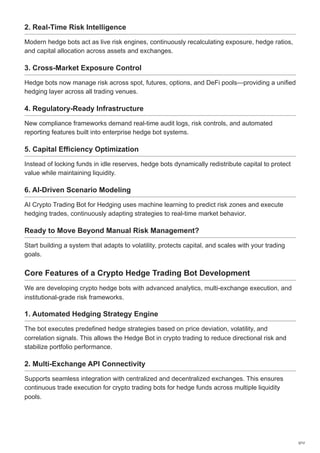 Bot Risk Transfer Framework Build a Powerful Crypto Hedge Bot Development Solution for Smart Risk ...