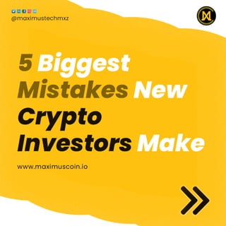 5 mistakes new crypto investors make