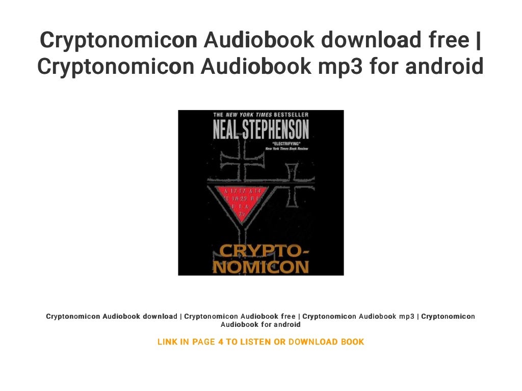 cryptonomicon audible