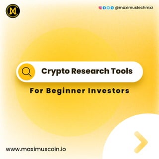 CRYPTO RESEARCH TOOLS