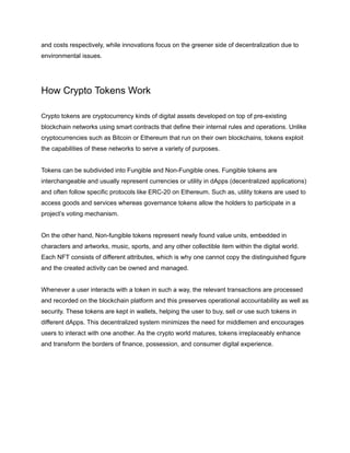 Crypto token and its Key Features - Detail Guide.pdf