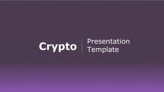 Cryptocurrency PowerPoint Presentation Template | PPTX