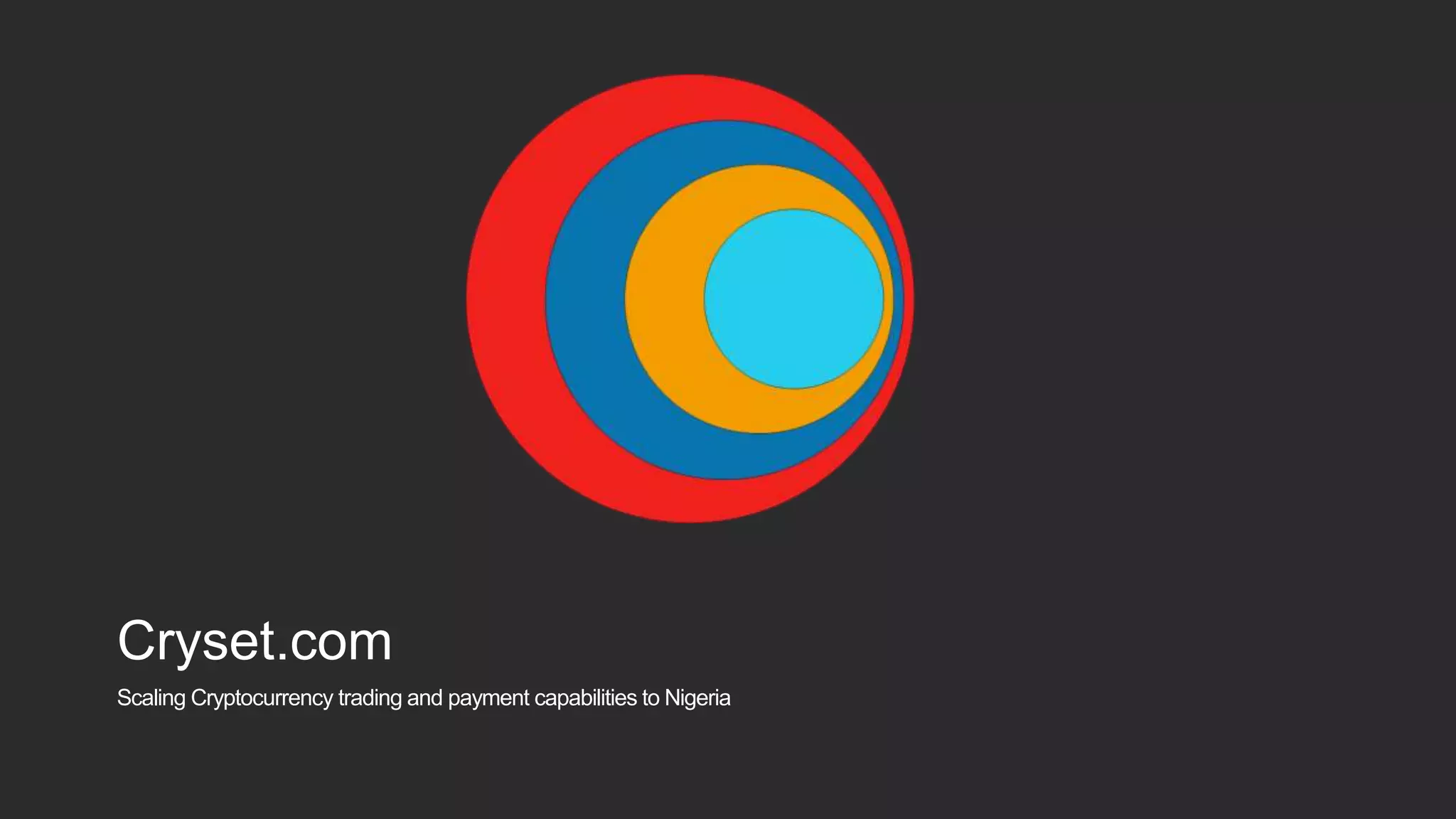 Cryset Pitch Deck | PPTX