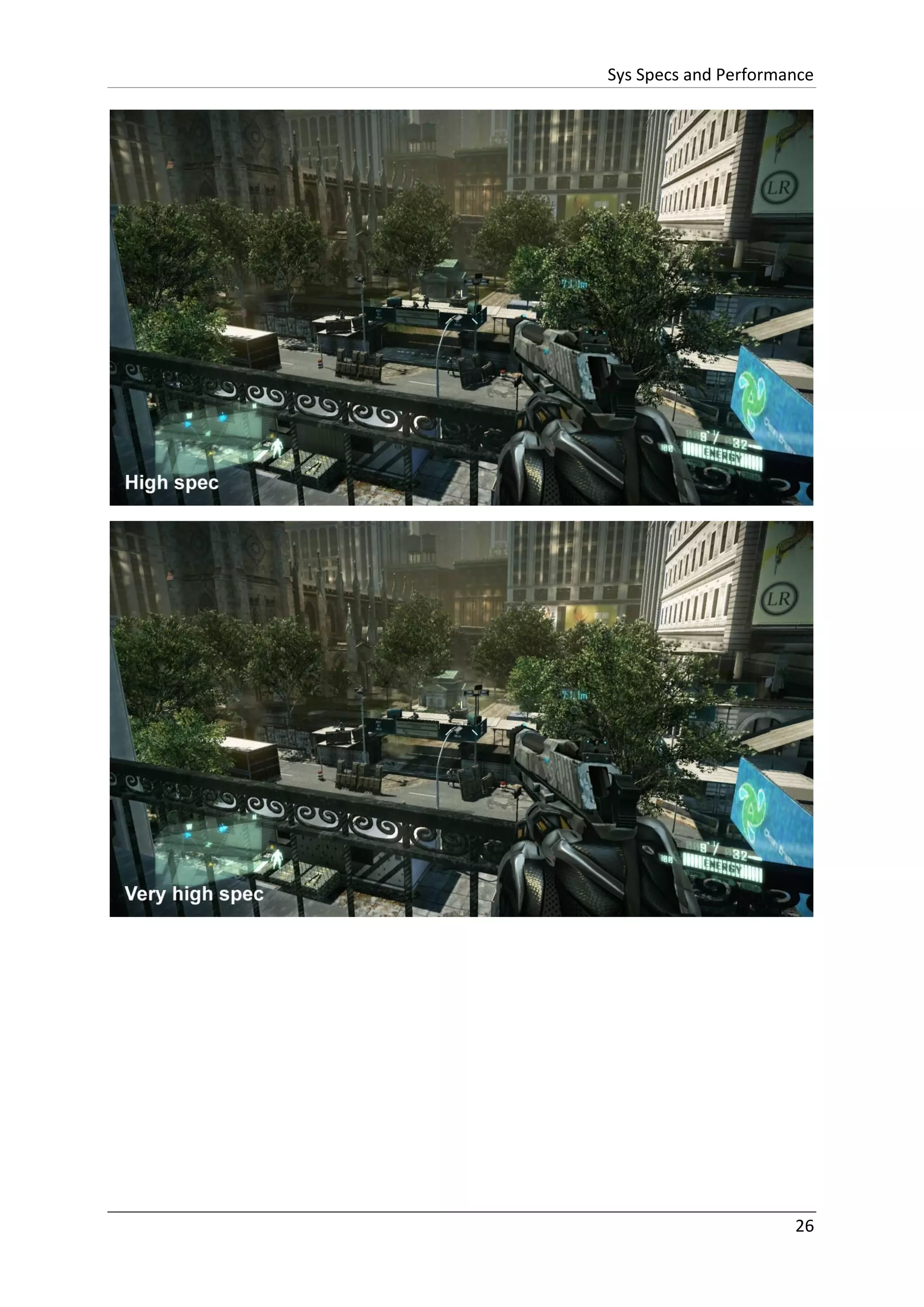 Sys Specs and Performance
26
 