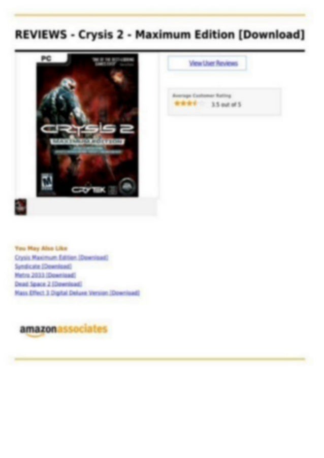 Crysis 2   maximum edition [download]
