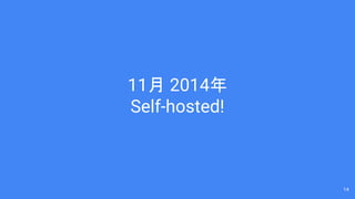 14
11 2014
Self-hosted!
 
