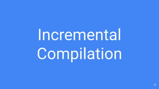 25
Incremental
Compilation
 