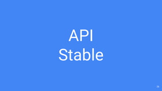 26
API
Stable
 