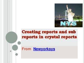From Newyorksys
 