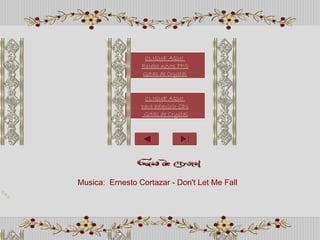 Musica:  Ernesto  Cortazar - Don't Let Me Fall CLIQUE AQUI  para adquirir  CDs   Gotas de Crystal CLIQUE AQUI  Receba novos PPS Gotas de Crystal Este PPS não tem  Senha de segurança,  para que você possa estudar as animações  e formatações.  Mas não significa que você possa adulterá-lo,  e repassar  como se fosse formatação sua. 