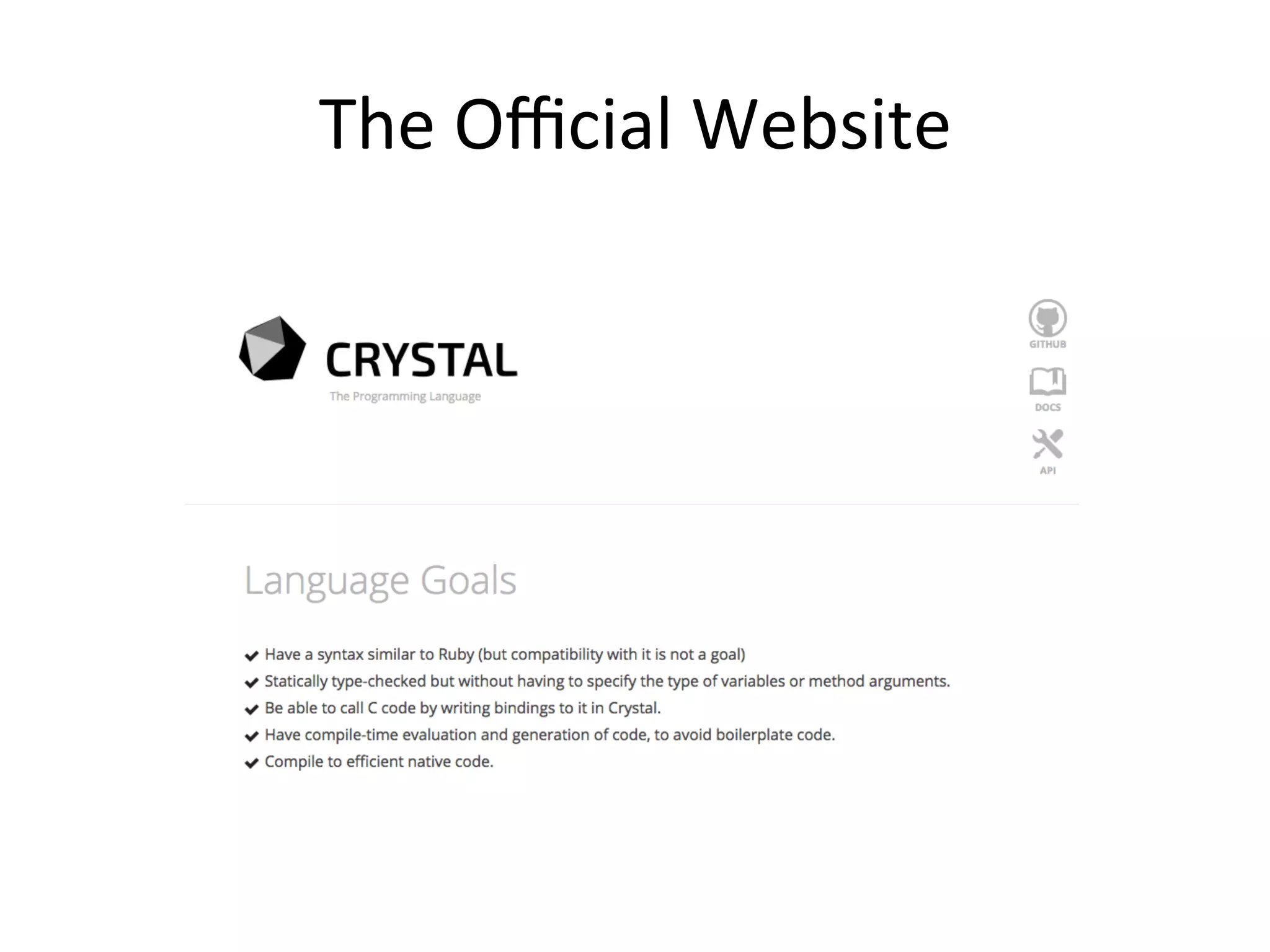 The	Oﬃcial	Website 