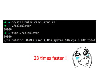 Intro to Crystal Programming Language | PDF