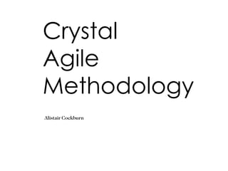 Crystal Agile Methodology Alistair Cockburn 