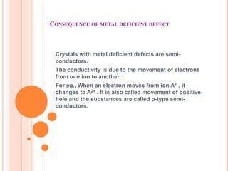 Crystal defects | PPTX