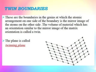 TWIN BOUNDARIES
 
