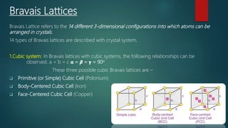 Crystal geometry and structure | PPTX | Chemistry | Science