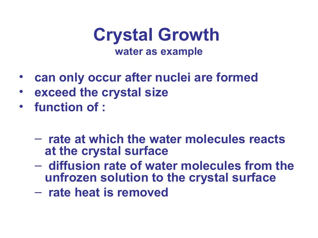 Crystal Growth Introduction