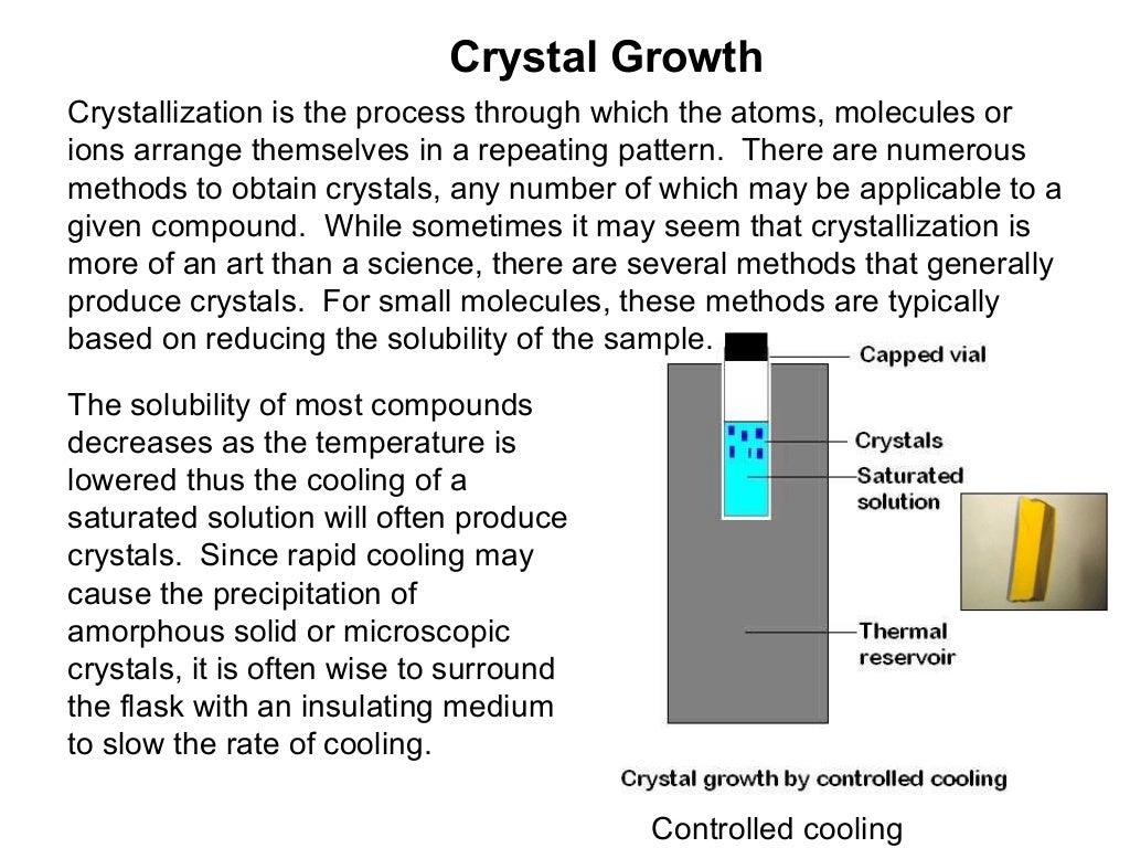 thesis of crystal growth