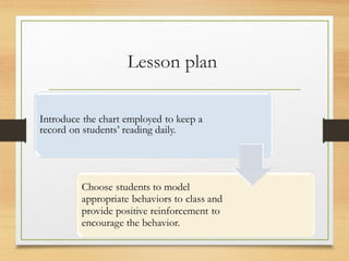 Lesson plan
 