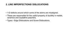 CRYSTAL IMPERFECTIONS _ metallurgy .pptx