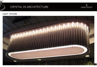 CRYSTAL IN ARCHITECTURE

LIGHT FIXTURE




                                10
 