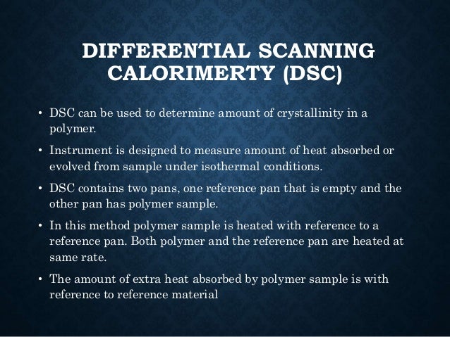 Crystallinity in polymers