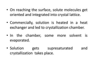 Crystallization, or crystallisation, is the process of atoms or ...