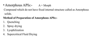 Crystallization and Methods of preparation of Polymorphism, crystal ...