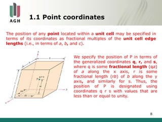 Crystallographic planes and directions | PPTX