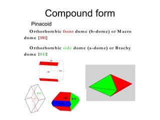 Ditetragonal prism [hk0]
systemTetragonal
4- Ditetragonal prism
+
+
+
++
+
+
+
(210)
a
b
5-
b
+
+
++
+
+
Stereographic Projection
 