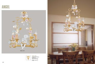 ANGEL 
ANGEL SP4 
L350xW320xH530mm 
4x60W E14 
ORO/CERAMICHE 
ANGEL SP4 
199 200 
 