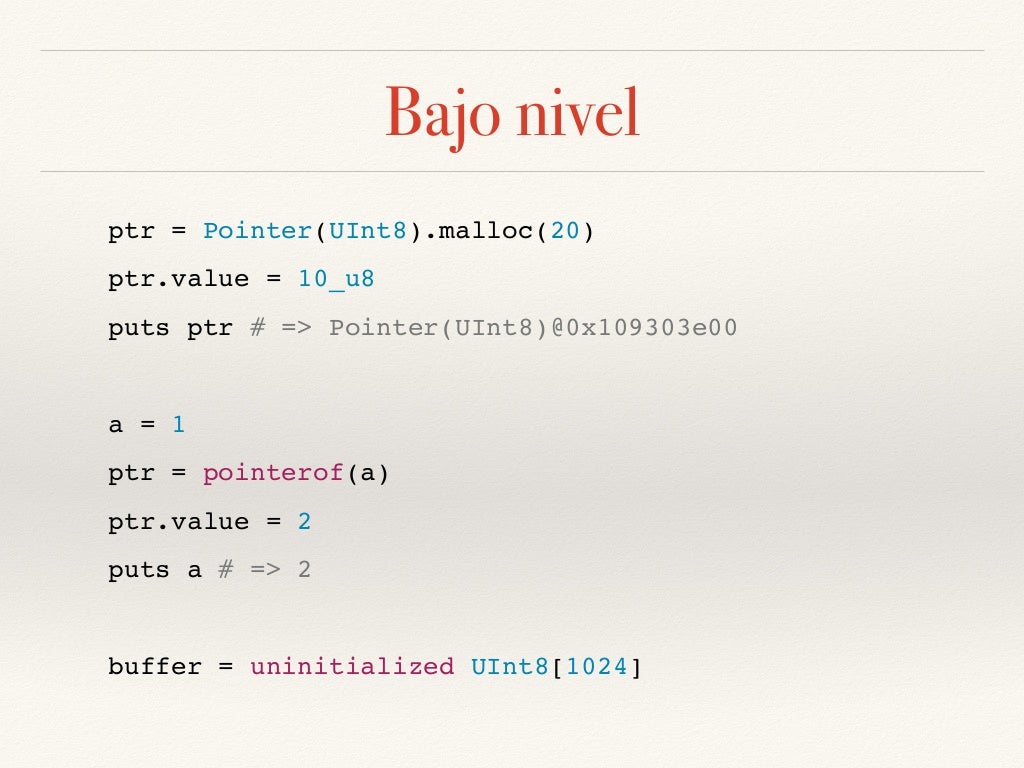 Por qué Crystal? Why Crystal Language?
